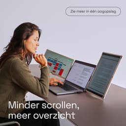 Screenmate® Infinity Portable Monitor 15,6” - Draagbare Monitor met Beschermhoes - Extra Scherm Laptop - Draagbaar Beeldscherm - Grijs — thumbnail 4