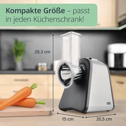 RFWR® Elektrische Keukenrasp met 500 Watt Vermogen - Multi-functie Groente- en Kaasrasp — thumbnail 4
