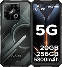 DOOGEE Blade GT Play Telephone Portable Incassable 5G Smartphone Effet de Lumière LED 6,72"+ 120Hz Dimensity D7050 20Go+256Go,Zwart — thumbnail 8