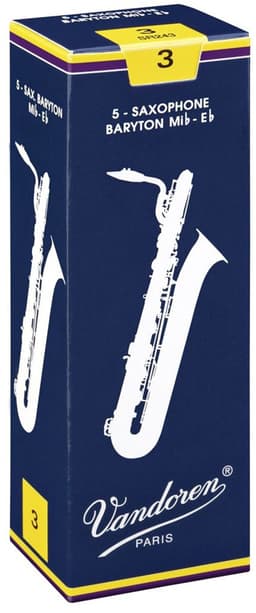 Vandoren Classic Baritonsaxofoon 3 doos met 5 rieten - Riet voor bariton saxofoon — thumbnail 2