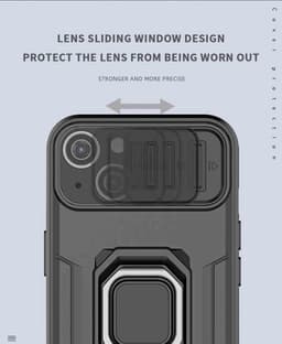 Allecto Plus - Smartphonehoesje met schokbestendige siliconen TPU en hard PC case - Grijs — thumbnail 5