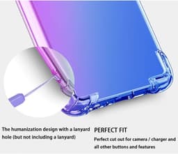 Allecto Plus - Transparante Soft TPU Hoesje voor Xiaomi Mi 13T - Schokabsorberende Beschermhoes (Roze/Paars) met Versterkte Hoeken — thumbnail 3