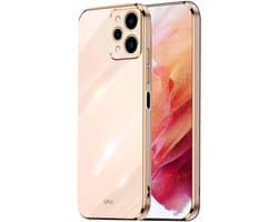Allecto Plus - Premium hoes voor 4G smartphone in roze - Ultradun en zacht - TPU telefoonhoes voor optimale bescherming - Schokabsorptie case met galvanisering