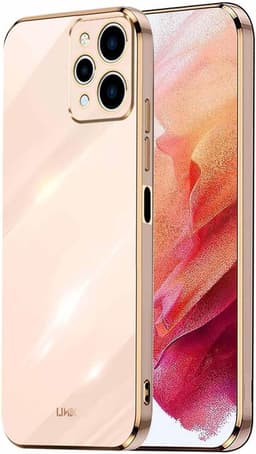 Allecto Plus - Premium hoes voor 4G smartphone in roze - Ultradun en zacht - TPU telefoonhoes voor optimale bescherming - Schokabsorptie case met galvanisering — thumbnail 1