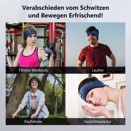 RFWR® Draadloze Slaaphoofdtelefoon met Bluetooth 5.4 - Ideaal voor Yoga, Joggen en Ontspanning — thumbnail 6