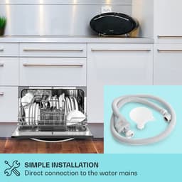 Klarstein Vaatwasser mini- voor 6 couverts, stille UV-vaatwasser, compact met 7 wasprogramma's, kleine tafelvaatwasser voor thuis, kantoor, camping, mini-vaatwasser met wateraansluiting - Vaatwasmachine - 6 Maatgedekken 50 cm 1380W - voor Keuken — thumbnail 7