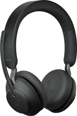 Jabra Evolve2 65 UC Stereo Headset USB-C - UC-gecertificeerd (Zoom, Google Hangout, Avaya, Mitel ...) - Incl. Laadstandaard - Zwart — thumbnail 4