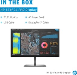 HP Z24f G3 - 23.8 inch Full HD IPS Anti Glare Monitor — thumbnail 4