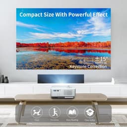 Mini Projector – draagbare beamer voor thuisgebruik. Beamer — thumbnail 4