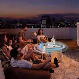 Mini Beamer Zenwire D300S - Beamer - Mini Projector Wifi 2.4/5 GHz - Beamer draagbaar Full HD 1280x720p - HDMI, mini Jack, USB, AV — thumbnail 4