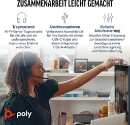Hoofdtelefoon met microfoon Poly 8X2J9A6 — thumbnail 7