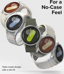 Ringke Slim + Glass | Hoesje + Screen Protector Geschikt voor Samsung Galaxy Watch 7 40MM | Case met 9H Tempered Glass | Matte Zwart — thumbnail 11