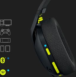 Logitech G435 LIGHTSPEED - Draadloze Gaming Headset - Bluetooth - PC, Mobile - Zwart — thumbnail 23
