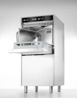 HENDI Vaatwasser voor pannen en trays – doseersysteem en afvoerpomp – 400V/7100W – 595x777x x(H)1335mm — thumbnail 3