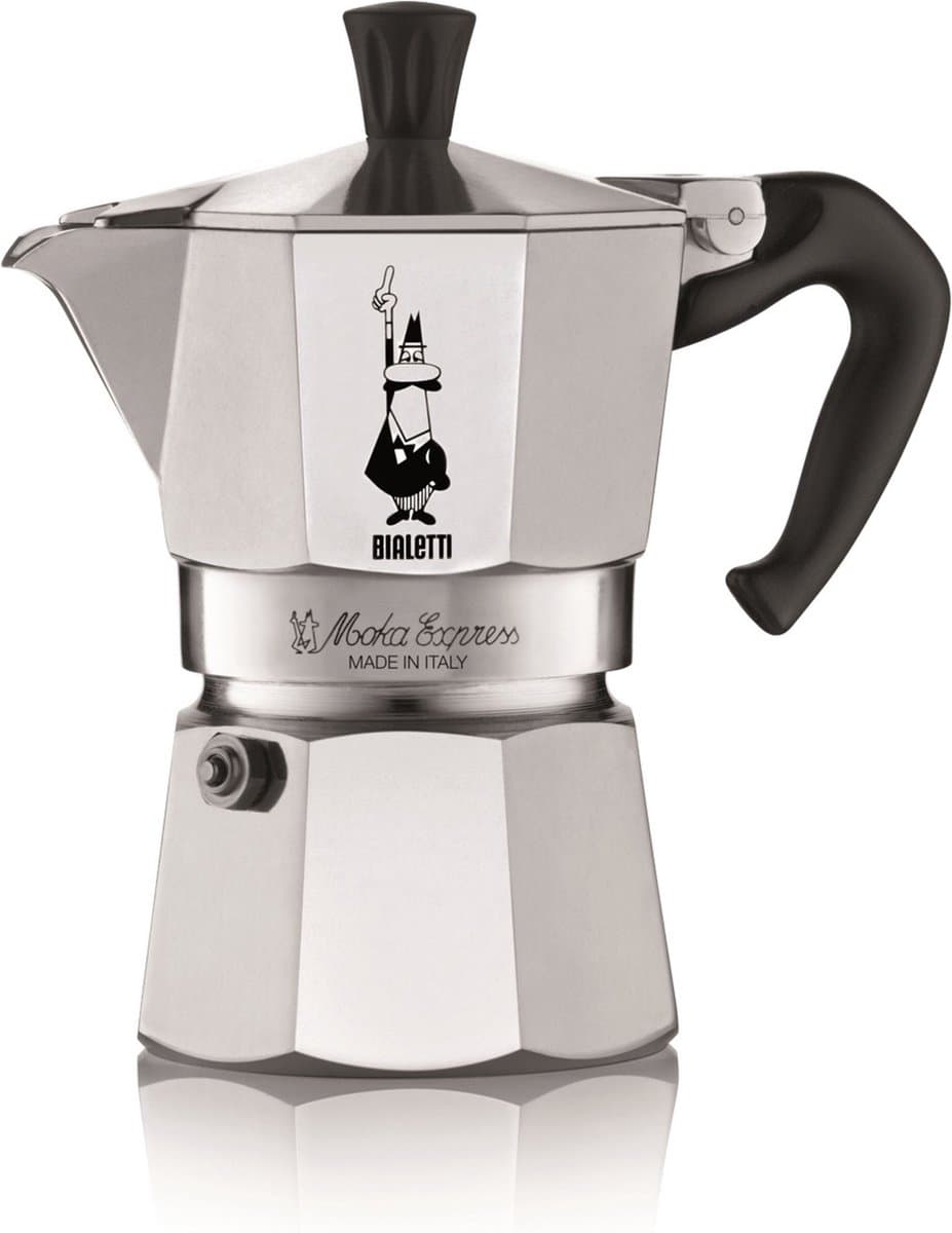 Bialetti Moka Express - Percolator - 3 kops - Aluminium — afbeelding 1