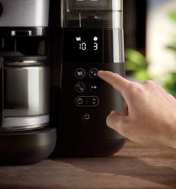 Philips Filter-koffiezetapparaat HD7888/01 - All-in-1 Brew - Met Filter en Molen - Voor Bonen - Instelbare Grofheid - Met LED Scherm - Zwart — thumbnail 4