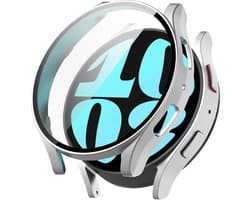 Beschermende watch case - hoesje - geschikt voor Samsung Galaxy Watch 6 (44 mm) - zilver