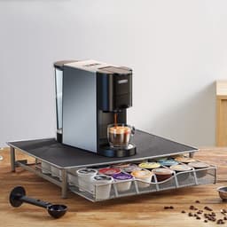 Happyment 4 in 1 Koffiemachine - Koffiezetapparaat - Koffie Automaat - Automatisch - Nespresso - Dolce Gusto - Koffiepoeder - Koffiepads - Met Capsule Houder — thumbnail 1