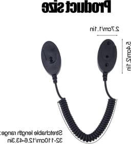 3-delige Magnetische Afstandsbediening Houder, Zelfklevende Wandhouder met Veerkoorden voor Thuis, Kantoor en Schoolbenodigdheden Opslag — thumbnail 5