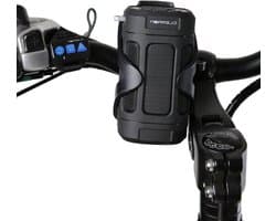 Draagbare Bluetooth Speaker - Waterproof Speaker Fiets - Muziek Luisteren Buiten - 360 Graden Geluid - 10 Uur Speeltijd - Zwart