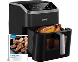 Hete Lucht Friteuse - Airfryer XL - Gezond Frituren - HeatXpress Technologie - 7 Liter - Zwart