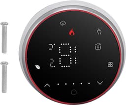 Slimme Thermostaat - Draadloze WiFi - Verwarming Regelen - Zeer Nauwkeurig - 13mm Dun - Zwart — thumbnail 1