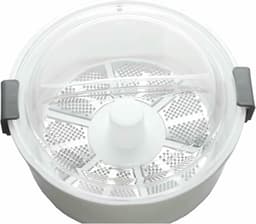 Aardappelschilmachine - Keukenapparaat - Snel Groenten Schillen - Automatische Bediening - 1 kg Capaciteit - Zilver — thumbnail 3