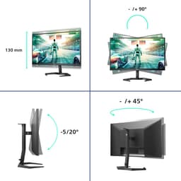 Philips Evnia M1 series 27M1N3200ZA - Full HD IPS Gaming Monitor - 165hz -27 inch — thumbnail 5