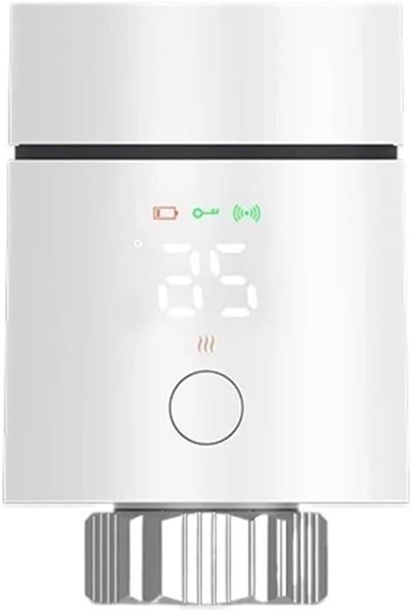 Slimme Radiator Actuator - Thermostaatklep Controller - Verwarming Regelen - ZigBee3.0 Connectiviteit - 1 Stuks - Wit — afbeelding 1