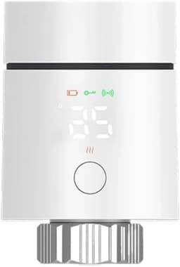 Slimme Radiator Actuator - Thermostaatklep Controller - Verwarming Regelen - ZigBee3.0 Connectiviteit - 1 Stuks - Wit — thumbnail 1