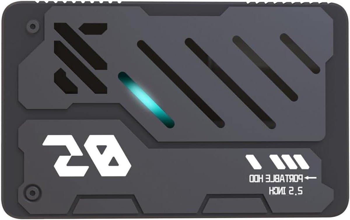 Externe Harde Schijf - Opslagschijf Uitbreiding - Data Opslag - Type-C SuperSpeed - 1 TB - Zwart — afbeelding 1