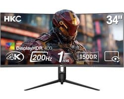 HKC CG345U - UltraWide QHD VA Gaming Monitor - 34 Inch - 200 Hz - 1ms
