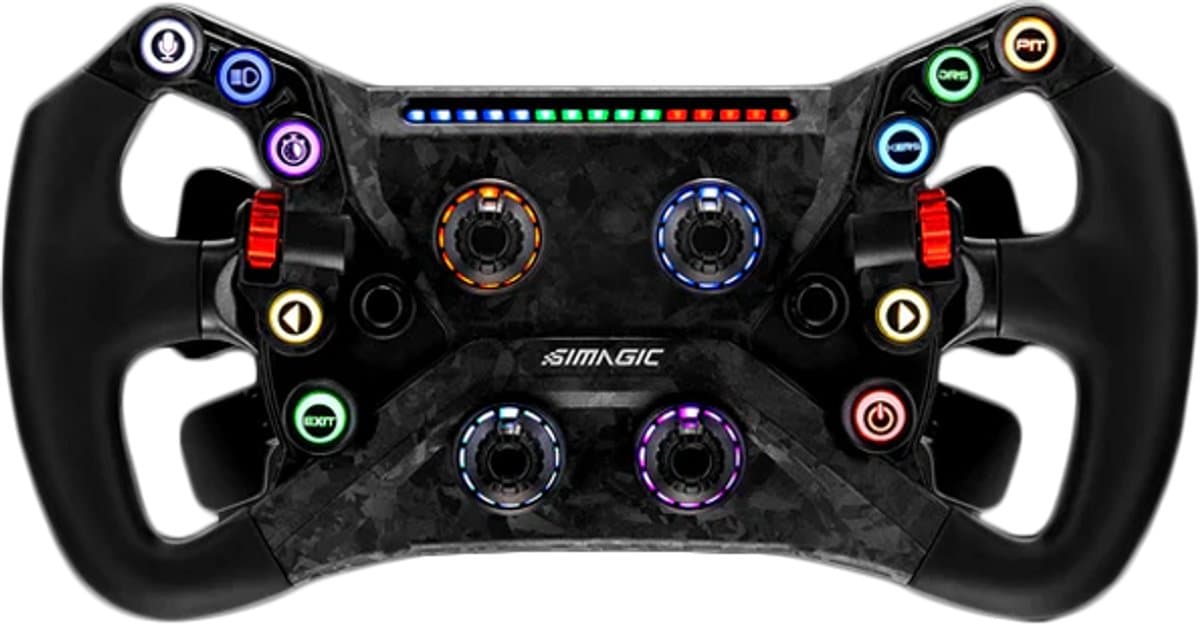 SIMAGIC GT NEO Serie - Racing wheel - 300mm - QR50 - Magneetflippers — afbeelding 1