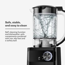 Keukenmachine met Mixer - Multifunctionele Keukenapparaat - Allround Keukenwerk - Krachtige 1200W Motor - 2L Kom - Zwart — thumbnail 5
