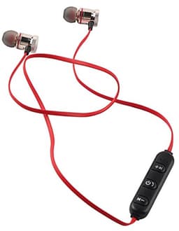 Draadloze Bluetooth sportkoptelefoon met geïntegreerde magneten en multi-pairing V4.1 technologie voor lange standby- en spreektijden met één volle lading (2 kleuren optioneel) (goud) — thumbnail 4