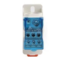 Transparante verdeler voor elektrische bedrading met stofdichte afdekking - Universele aansluitdoos voor DIN-rail en stroomonderbrekers, ideaal voor veilig en georganiseerd elektrisch werk