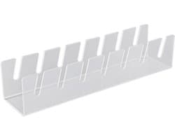 Hoedenhouder Plank - Pet Organizer - Hoeden Opbergen - Ruimtebesparend Ontwerp - 29 x 7 x 5 cm - Transparant