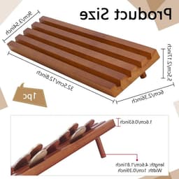 Houten Display Houder voor Uitdagingsmunten - 4 Rijen, Verzamelobjecten, Militair, Desk Display, 32.5 x 9 x 5.5 cm — thumbnail 5