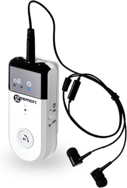 Audioversterker Bluetooth - Hoorhulp Versterker - Duidelijk Geluid Horen - Versterking tot 30 dB - 8 uur batterij - Wit — thumbnail 5
