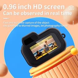 Mini Digitale Camera, 1080P 2MP Kleine Video Camera Met Kleuren Scherm, Polsband, 160 Graden Groothoek, Draagbare Video Recorder Voor Tieners Studenten — thumbnail 2