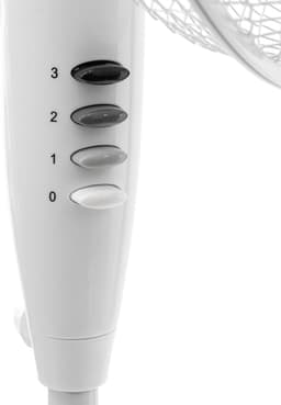 Staande Ventilator - Vloerkoeler - Ruimte Verkoelen - Verstelbare Hoogte - 40 cm - Wit — thumbnail 4