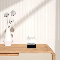 Stabiele en Retro Mini Ballenhouder van Hout voor Presentatie en Display van Ballen — thumbnail 3