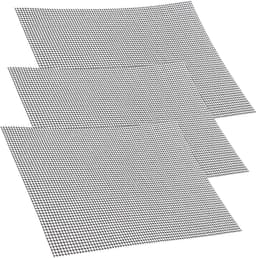Set van 3 Herbruikbare Grillmatten met Antiaanbaklaag, 42 x 36 cm, Perfect voor BBQ, Gas- en Houtskoolgrills, Oven en Koken — thumbnail 1