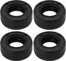 Byshayne- Olieafdichting 4 Stuks - Nitrilrubber - 12x22x9 mm - Geschikt voor Grasmaaier/Auto/Motorfiets/Truck - Zwart - Eenvoudig te Installeren - Keerring — thumbnail 1