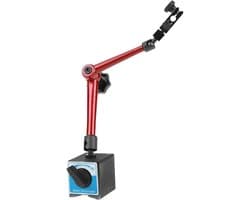 Verstelbare meetstatief met magnetische houder voor dial gauge, machinebouw gereedschap, robuust en veelzijdig, geschikt voor precisie metingen tot 7 kg