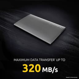 Externe SSD - Draagbare Opslag - Data Overzetten - Schokbestendig Ontwerp - 2TB - Antraciet — thumbnail 5
