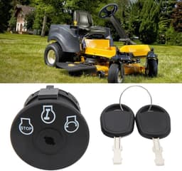 Dailygoods- Startsleutel Vervangend - 3 Posities - 2 Sleutels - Compatibel met 925-04228/725-04228 - Duurzaam - ABS L/Koper Materiaal - Ontstekingsschakelaar — thumbnail 4