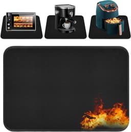 Hittebestendige silicone mat voor airfryer 60 x 80 cm, brandveilig, antislip en waterdicht, ideaal voor oven en keukenoppervlak — thumbnail 1