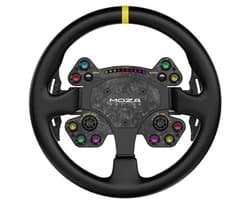 Moza Racing RS V2 – 330 mm GT-stuurwiel – zonder basis – sim racing stuur met koolstofvezel & magnetische shifters - PC