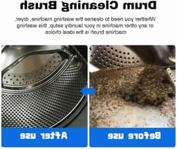 Reinigingsborstel voor Wasmachine met Flexibele Lange Handgreep en Nylon Haren voor Lint, Stof en Restanten — thumbnail 3